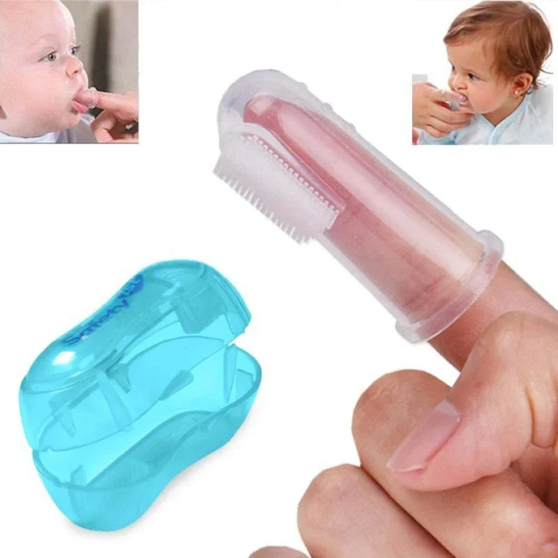 Super Soft Silicone Pet Finger Toothbrush For Dog And Cat Dental Care