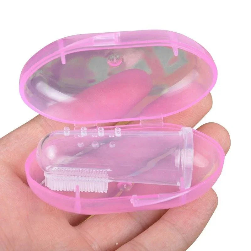 Super Soft Silicone Pet Finger Toothbrush For Dog And Cat Dental Care