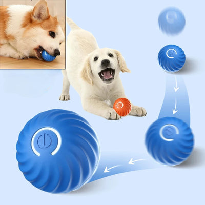 Automatic Moving Bouncing Rolling Smart Interactive Dog Toy Ball