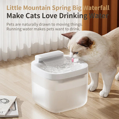 3L Automatic Cat Water Fountain With Circulating Filter And Mute Operation